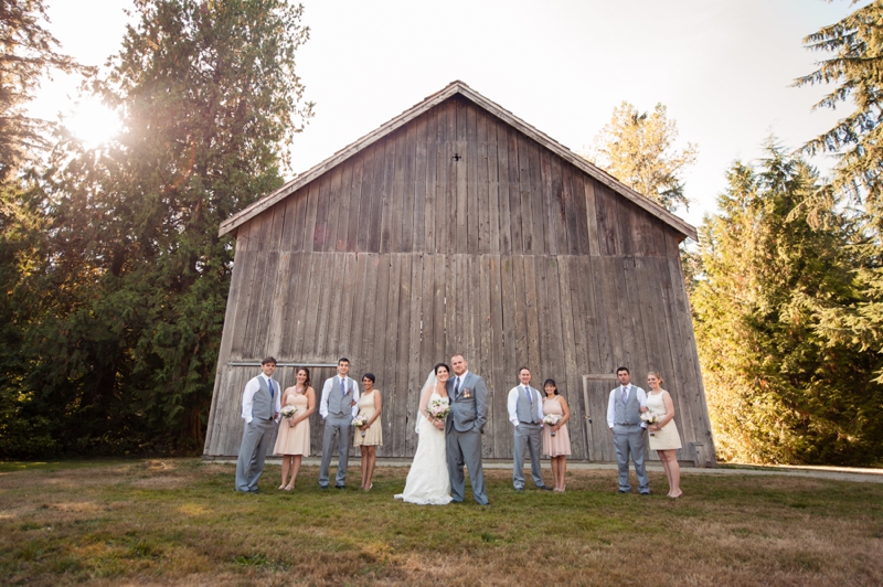 Country Vintage DIY Fort Langley Wedding via TheELD.com