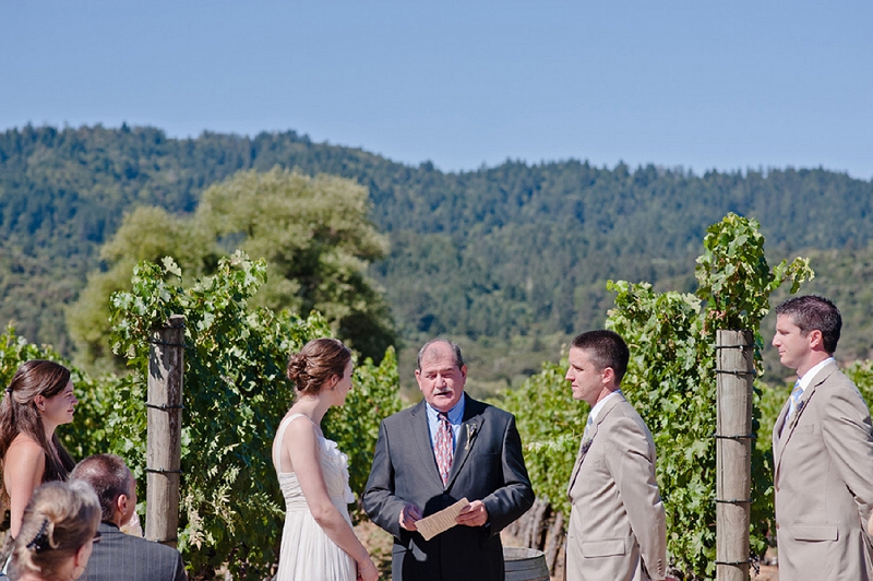 Rustic Pink & White Napa Valley Wedding via TheELD.com