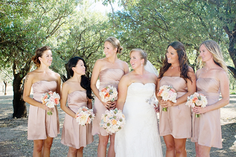 Blush Rustic & Vintage Wedding via TheELD.com