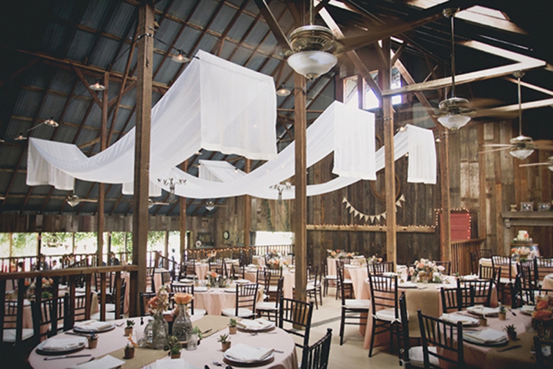 Blush Rustic & Vintage Wedding via TheELD.com