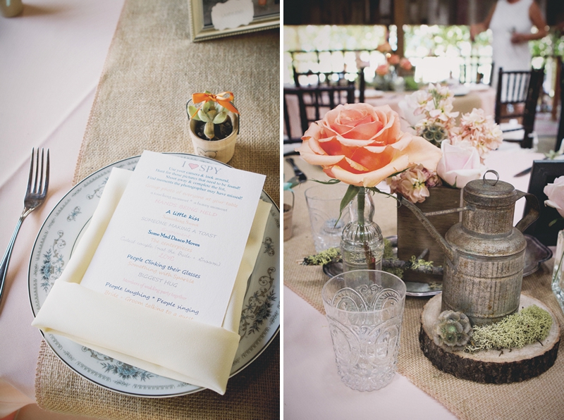 Blush Rustic & Vintage Wedding via TheELD.com