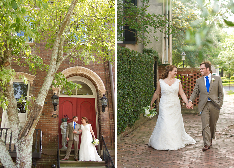 A Rustic Blue & Green Savannah Wedding via TheELD.com
