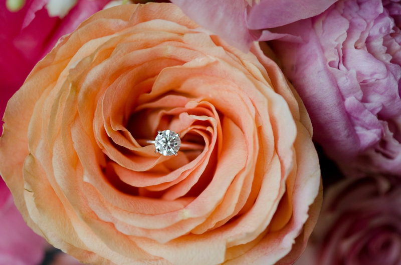 Classic Pink and Peach Chicago Wedding via TheELD.com