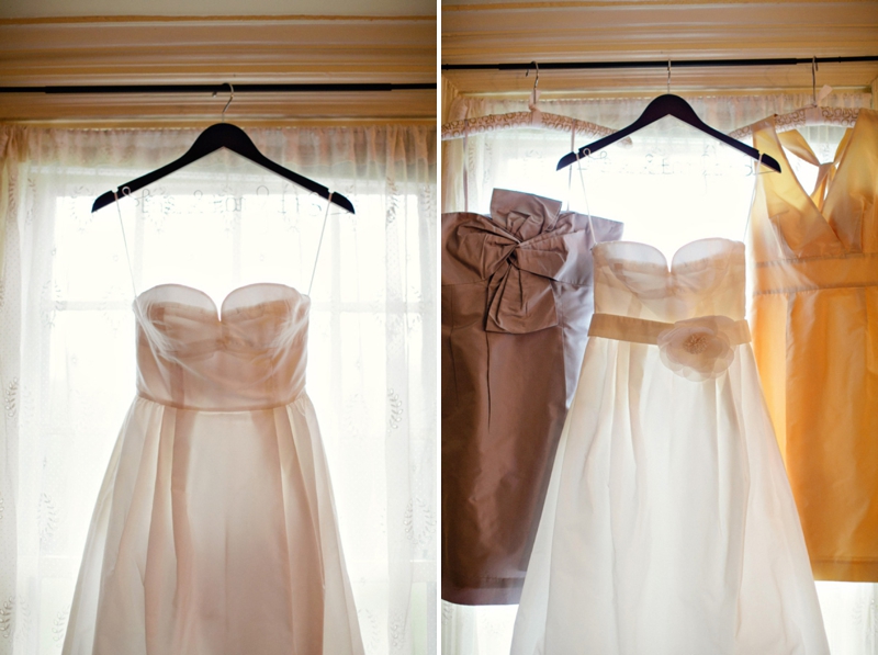 Rustic Yellow & Gray Rhode Island Wedding via TheELD.com