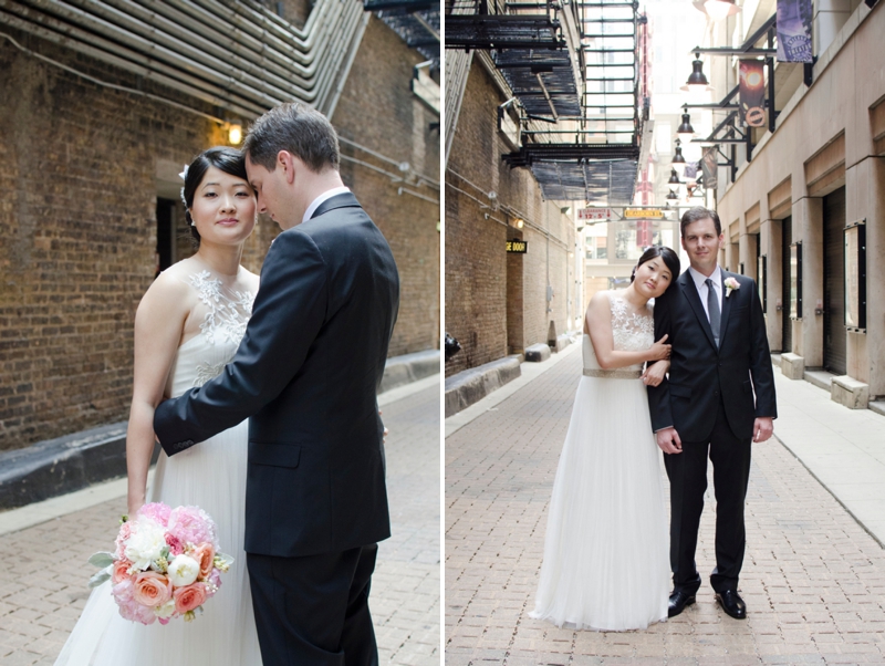 Classic Pink and Peach Chicago Wedding via TheELD.com