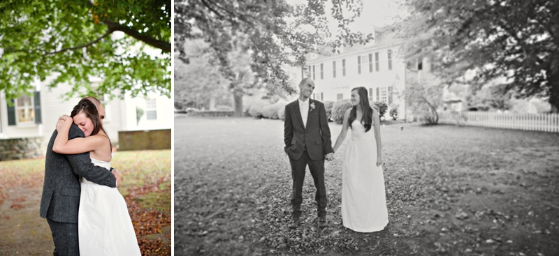Rustic Yellow & Gray Rhode Island Wedding via TheELD.com