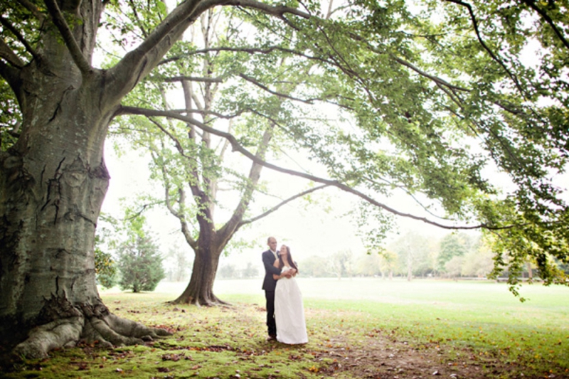 Rustic Yellow & Gray Rhode Island Wedding via TheELD.com