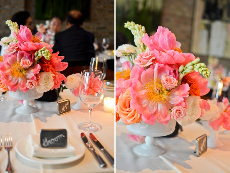 Classic Pink and Peach Chicago Wedding via TheELD.com