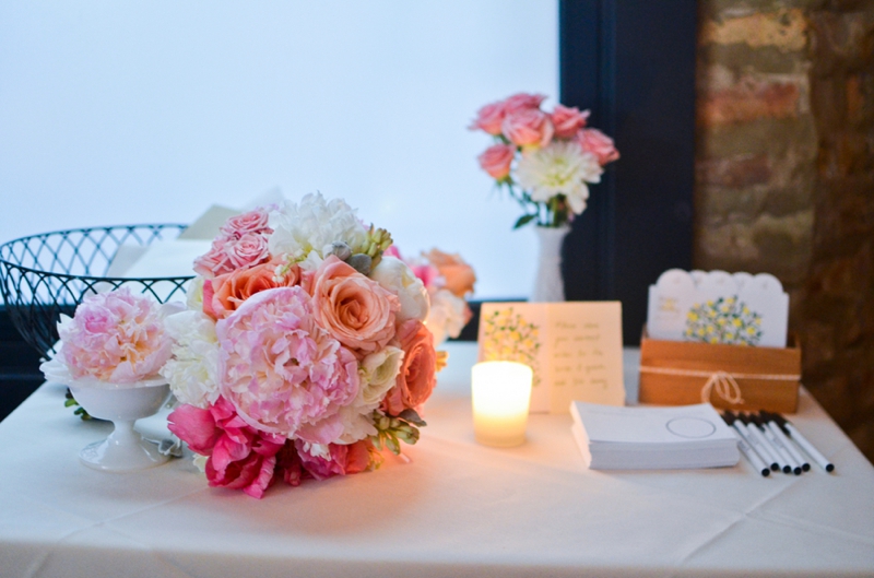 Classic Pink and Peach Chicago Wedding via TheELD.com