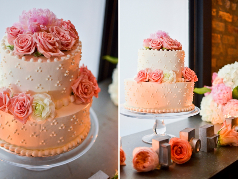 Classic Pink and Peach Chicago Wedding via TheELD.com