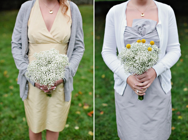 Rustic Yellow & Gray Rhode Island Wedding via TheELD.com