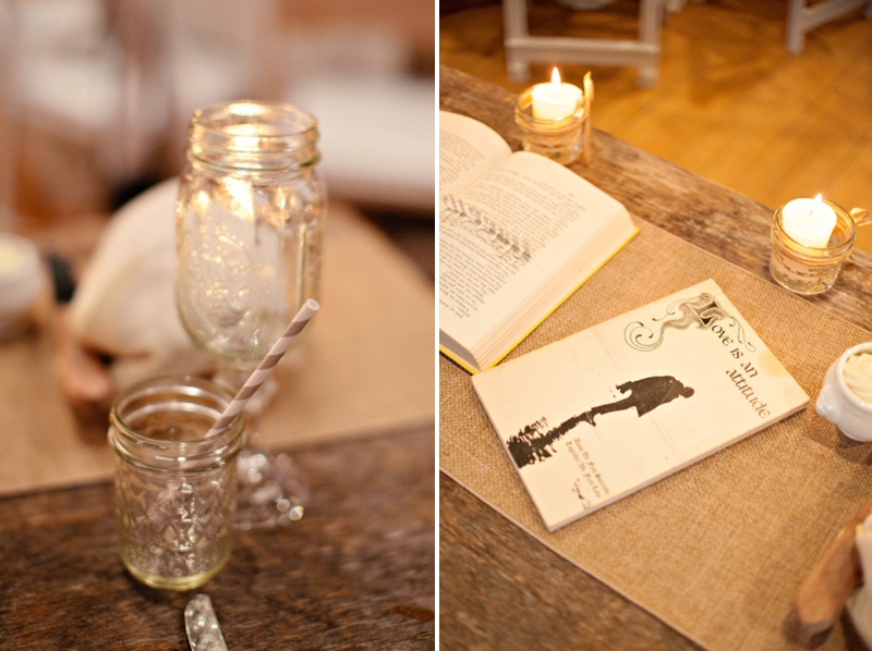 Rustic Yellow & Gray Rhode Island Wedding via TheELD.com