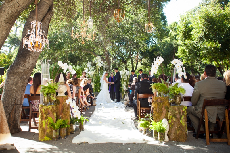 Glamorous Purple Rustic Wedding via TheELD.com