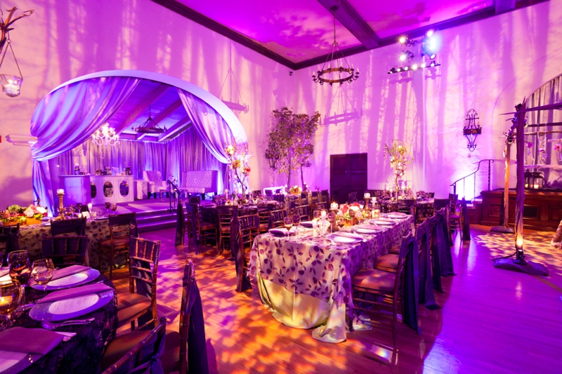 Glamorous Purple Rustic Wedding via TheELD.com