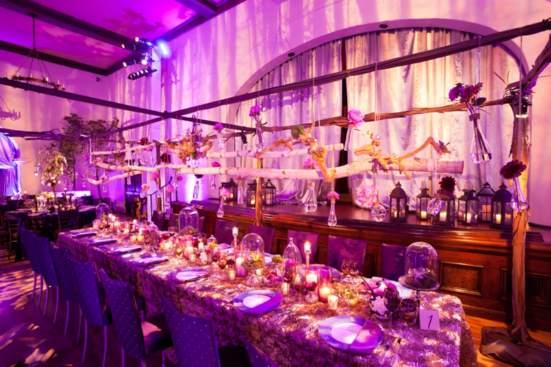 Glamorous Purple Rustic Wedding via TheELD.com