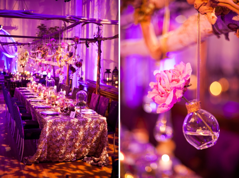 Glamorous Purple Rustic Wedding via TheELD.com