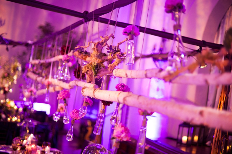 Glamorous Purple Rustic Wedding via TheELD.com