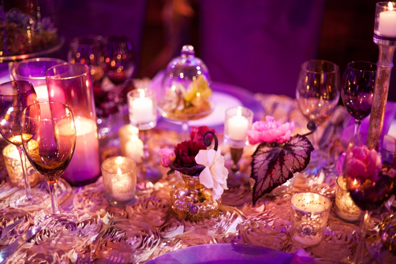 Glamorous Purple Rustic Wedding via TheELD.com