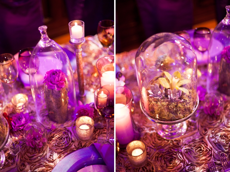 Glamorous Purple Rustic Wedding via TheELD.com