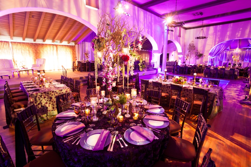 Glamorous Purple Rustic Wedding via TheELD.com