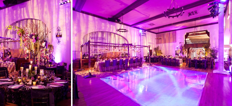 Glamorous Purple Rustic Wedding via TheELD.com