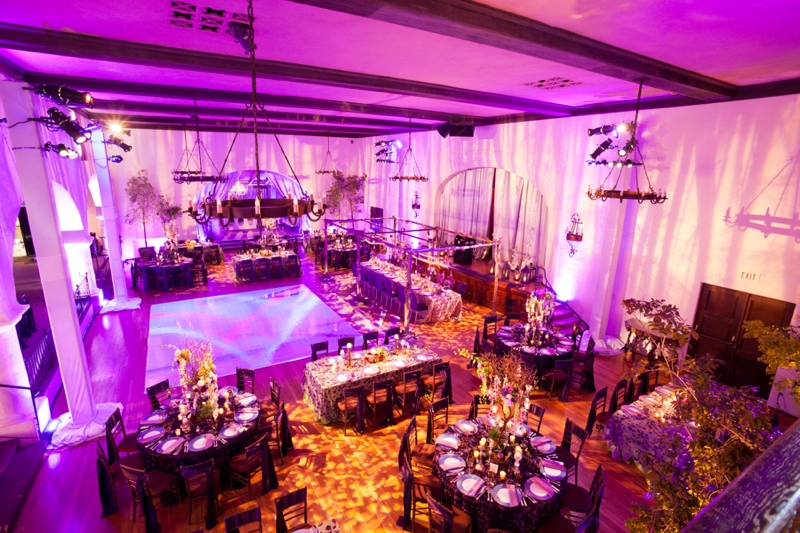 Glamorous Purple Rustic Wedding via TheELD.com