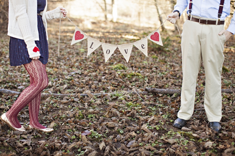 Maroon, Burgundy and Gold Valentines Day Inspiration via TheELD.com