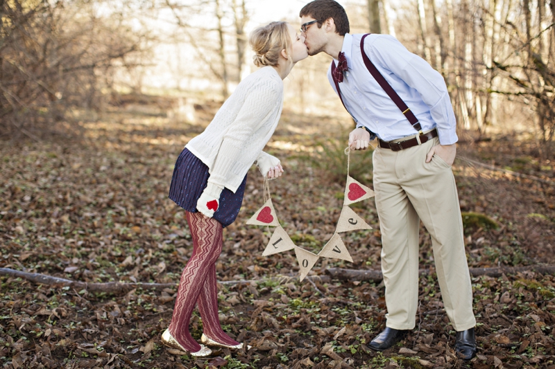 Maroon, Burgundy and Gold Valentines Day Inspiration via TheELD.com