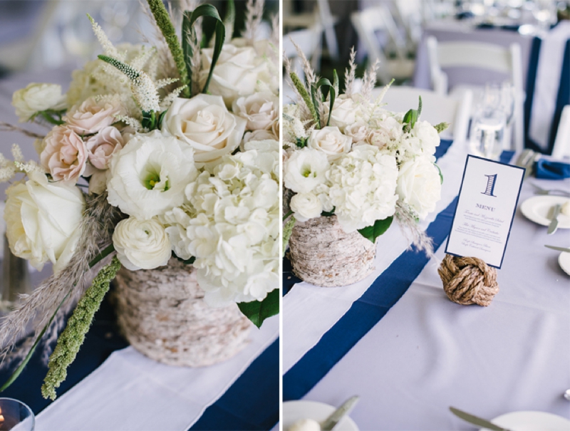 Elegant Nautical Maryland Wedding via TheELD.com