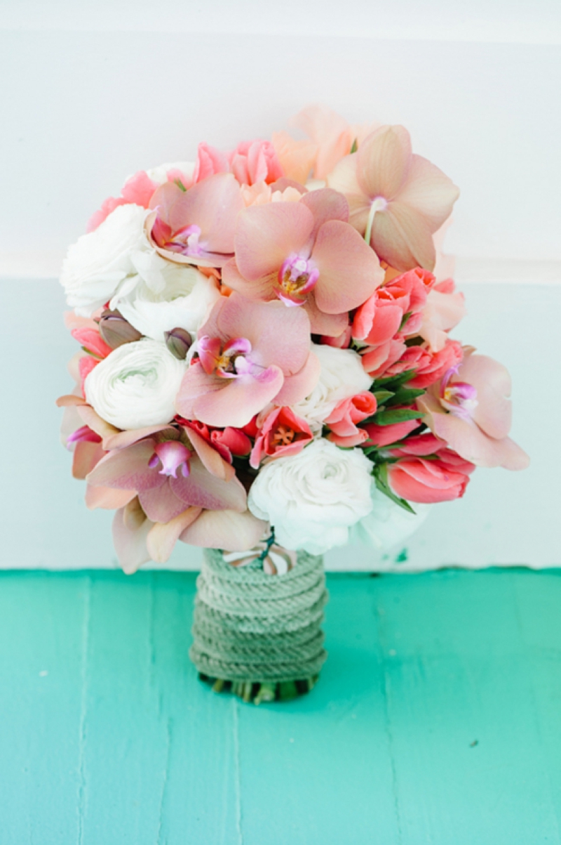 Orange Eclectic Chic Wedding Inspiration via TheELD.com