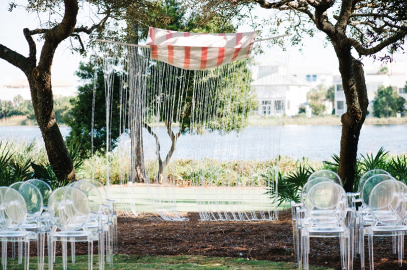 Orange Eclectic Chic Wedding Inspiration via TheELD.com