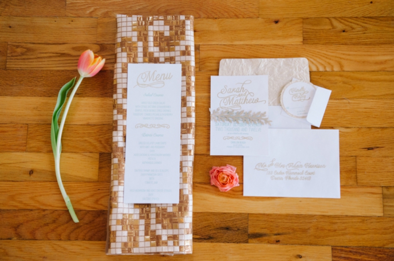 Orange Eclectic Chic Wedding Inspiration via TheELD.com