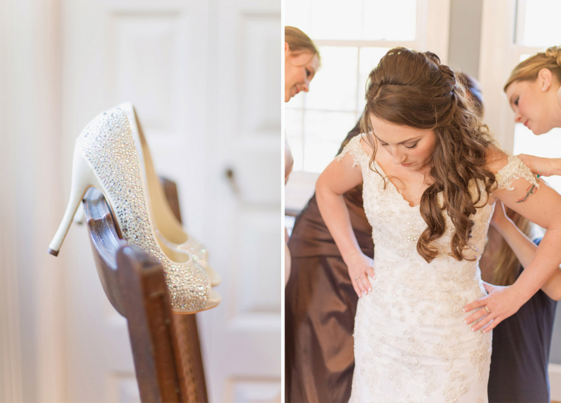 Rustic Red and White Alabama Wedding via TheELD.com