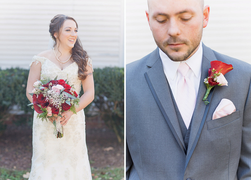 Rustic Red and White Alabama Wedding via TheELD.com