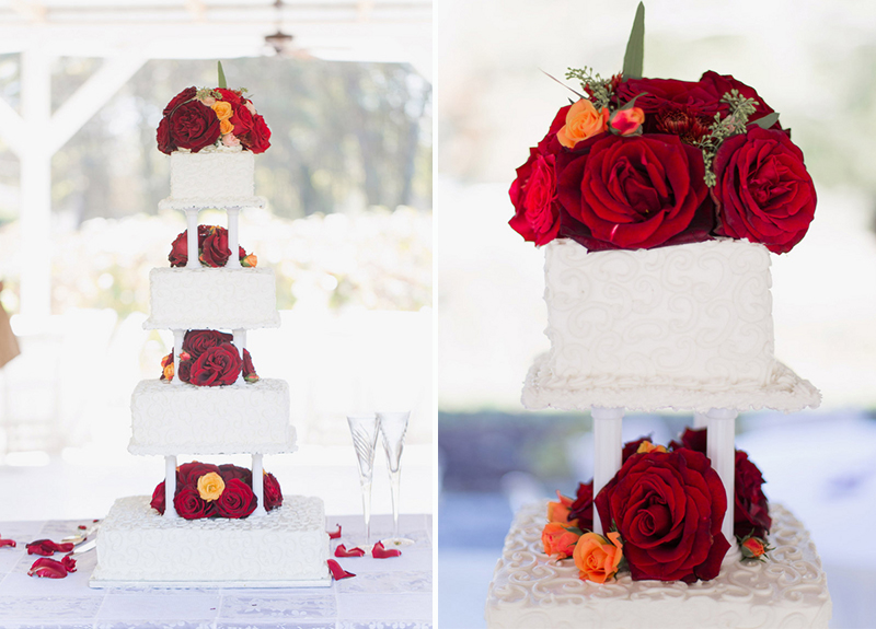 Rustic Red and White Alabama Wedding via TheELD.com