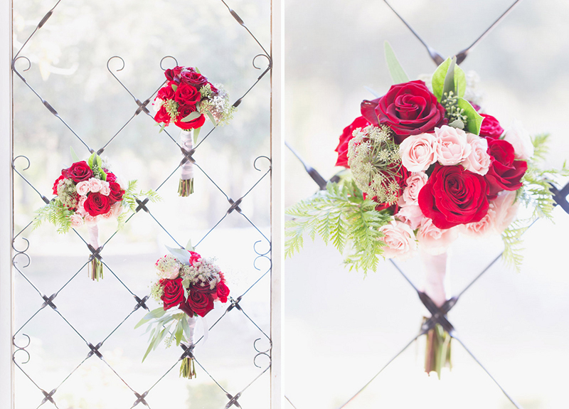 Rustic Red and White Alabama Wedding via TheELD.com