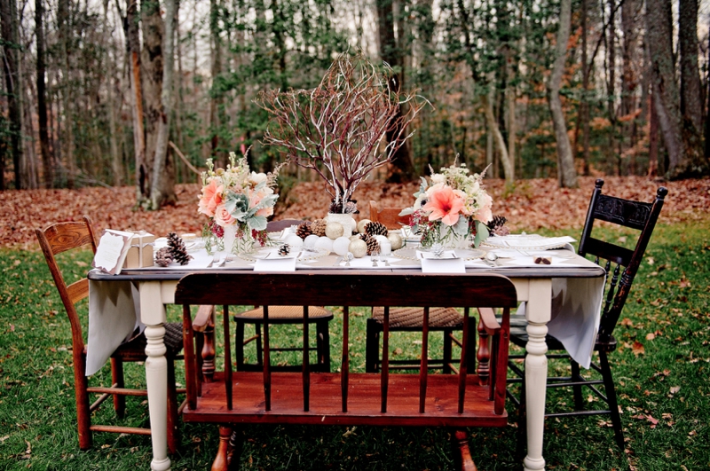 Rustic Winter Wedding Inspiration via TheELD.com