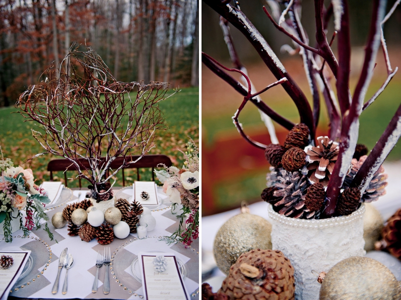 Rustic Winter Wedding Inspiration via TheELD.com