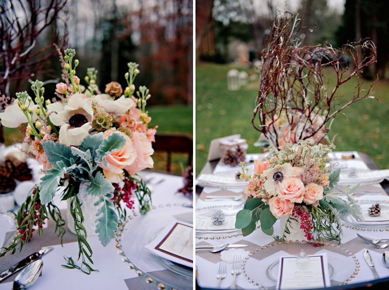 Rustic Winter Wedding Inspiration via TheELD.com