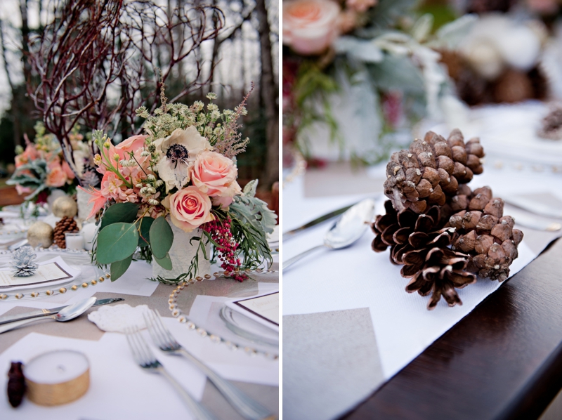 Rustic Winter Wedding Inspiration via TheELD.com