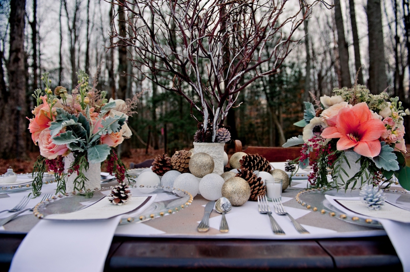 Rustic Winter Wedding Inspiration via TheELD.com