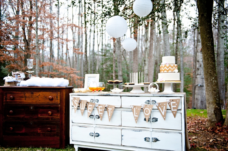 Rustic Winter Wedding Inspiration via TheELD.com