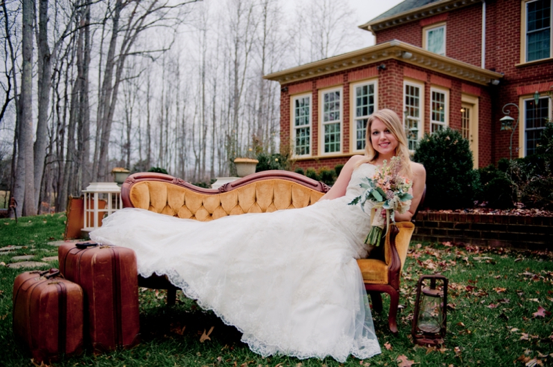 Rustic Winter Wedding Inspiration via TheELD.com