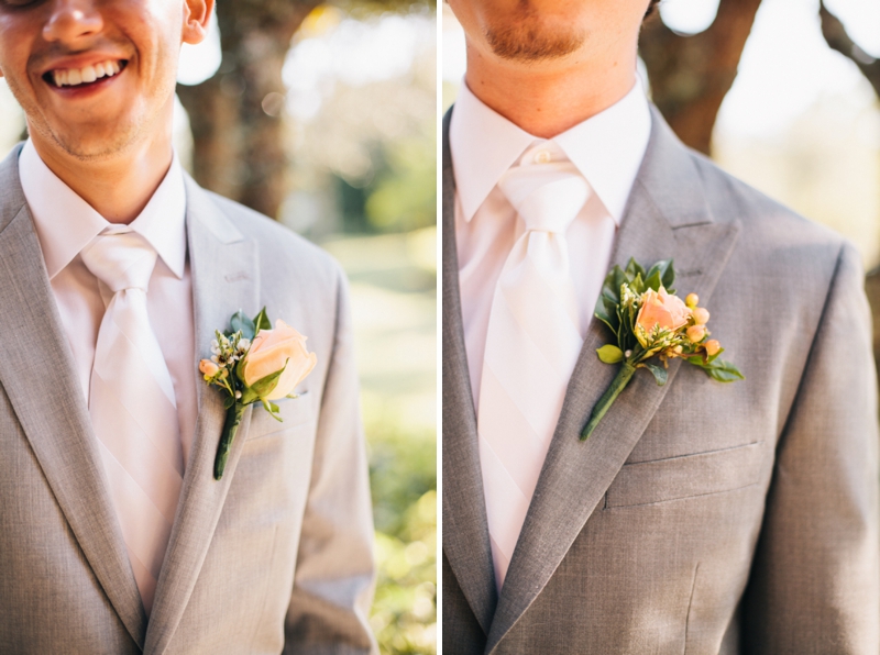 A Peach Vintage Eclectic DIY Wedding via TheELD.com