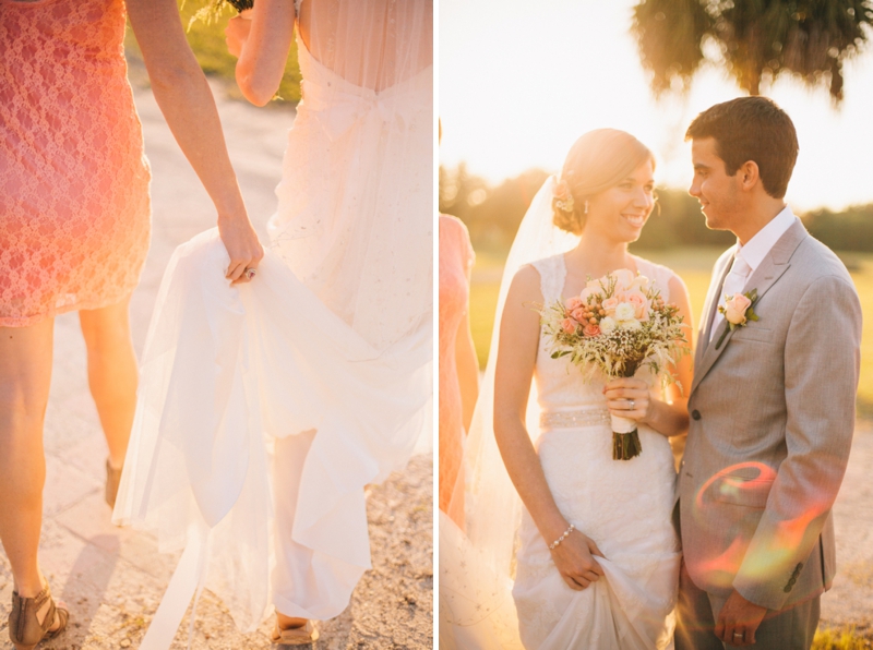 A Peach Vintage Eclectic DIY Wedding via TheELD.com