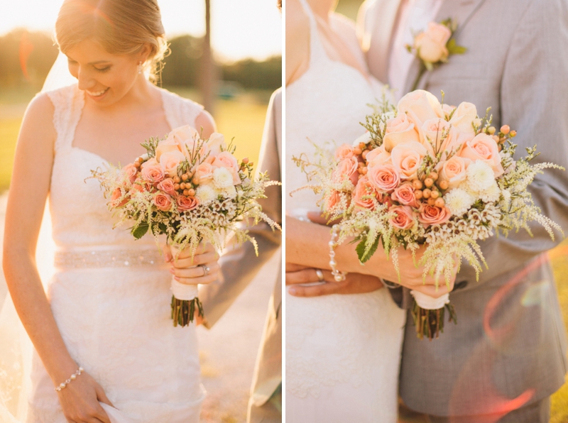 A Peach Vintage Eclectic DIY Wedding via TheELD.com