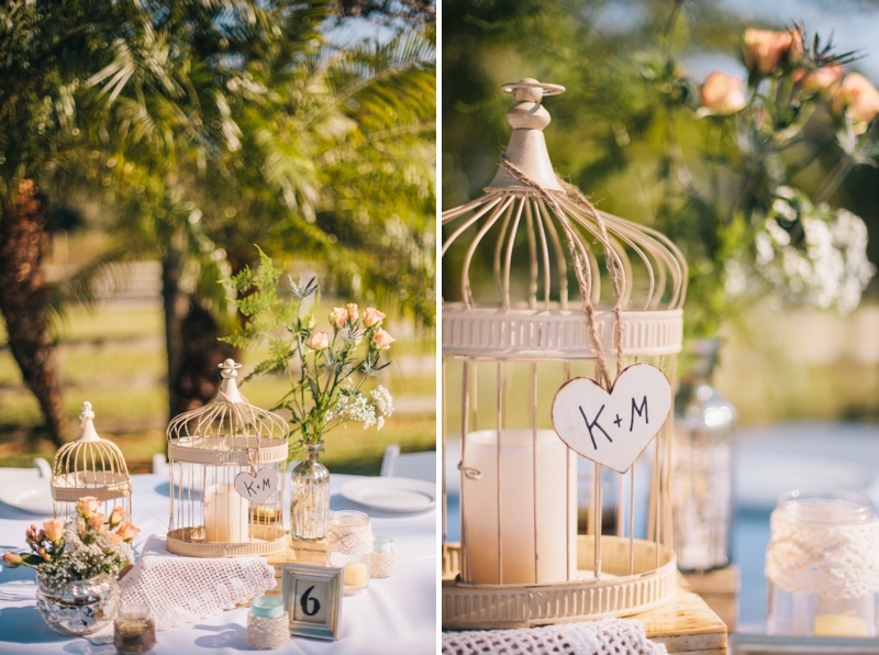 A Peach Vintage Eclectic DIY Wedding via TheELD.com