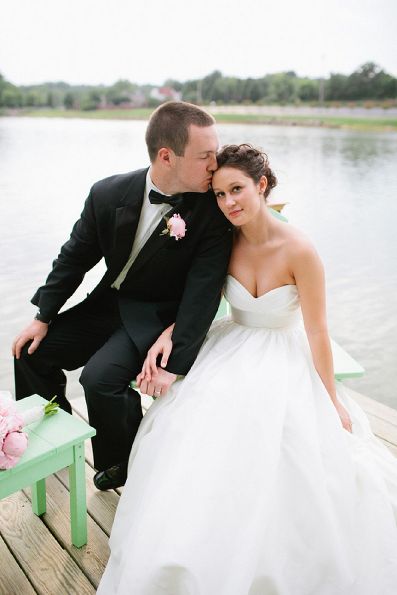 Rustic Pink & White Tennessee Wedding via TheELD.com