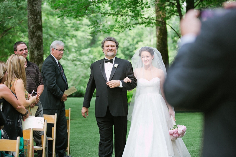 Rustic Pink & White Tennessee Wedding via TheELD.com