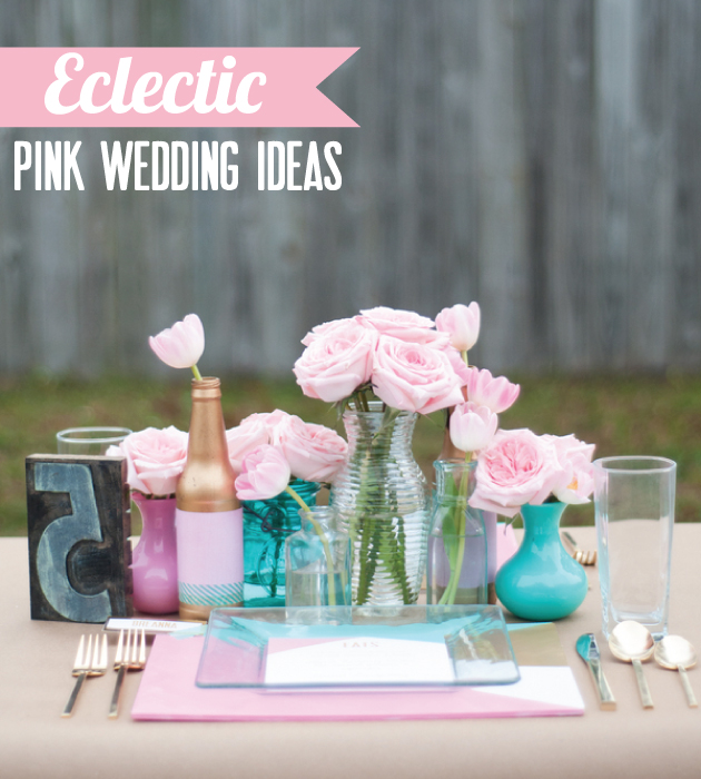 Pink Wedding Ideas {Eclectic} via TheELD.com